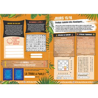 Cahier de Vacances adultes Koh-Lanta 2021