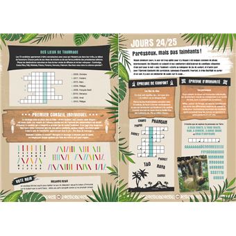Cahier de Vacances adultes Koh-Lanta 2021