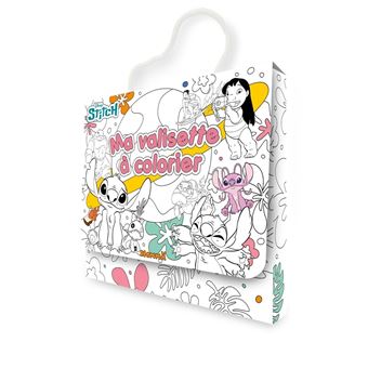 Disney stitch ma valisette a colorier stitch