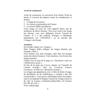Faire un ebook