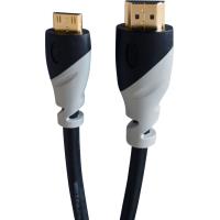 Câble On Earz Cable Gear Mini HDMI HQ 1.5 m Noir et Gris
