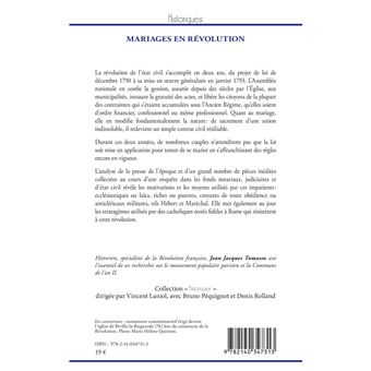 Mariages en révolution