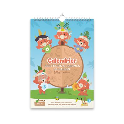 Le calendrier perpétuel des fruits et légumes de saison