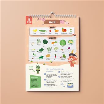 Le calendrier perpétuel des fruits et légumes de saison