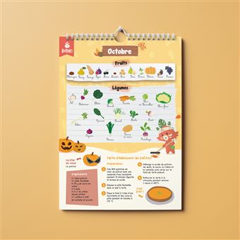 Le calendrier perpétuel des fruits et légumes de saison