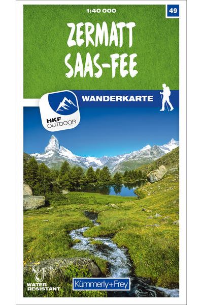 Zermatt - Saas-Fee Nr. 49 Wanderkarte 1:40 000 -  Collectif - Broschur