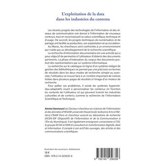 L'exploitation de la data dans les industries du contenu