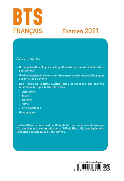 Bts Francais Culture Generale Et Expression 1 De La Musique Avant Toute Chose 2 A Toute Vitesse Examen 2021 Broche Helene Bieber Collectif Achat Livre Fnac