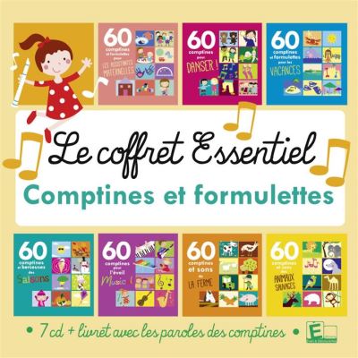 Le Coffret Essentiel 60 Comptines Et Formulettes Inclus Un Livret