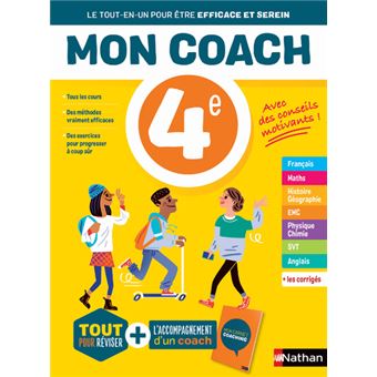 Mon coach - Toutes les matières 4e