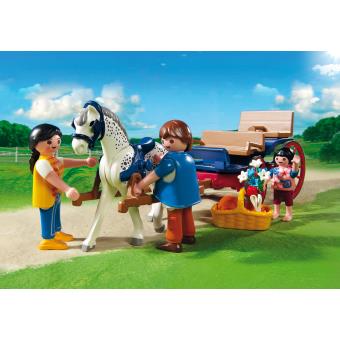 Playmobil Country 5226 Calèche avec famille - Playmobil