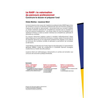 La RAEP : la valorisation du parcours professionnel