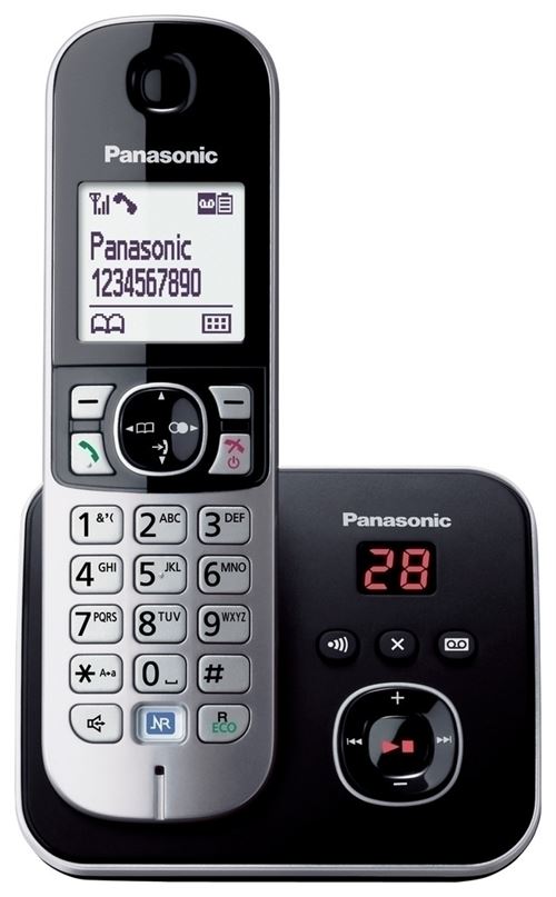 Panasonic KX-TG6821BLB - Téléphone avec Répondeur