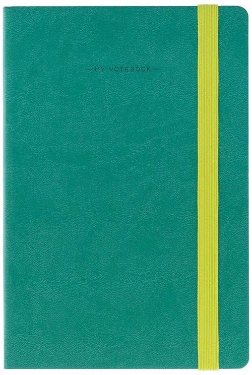 My notebook - Medium plain turquoise