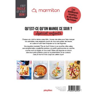 Qu'est-ce qu'on mange ce soir ? Marmiton - spécial enfants