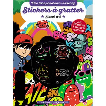 Stickers à gratter - Street art