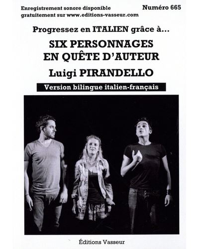 Six personnages en quête d'auteur - Luigi Pirandello - broché