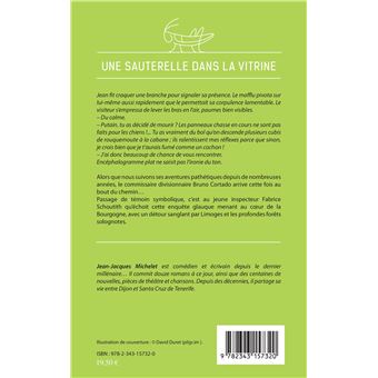 Une sauterelle dans la vitrine