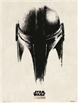 Poster The Mandalorian Helmet