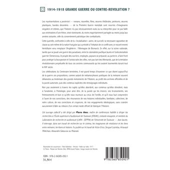 1914 - 1918 Grande guerre ou contre-révolution ?