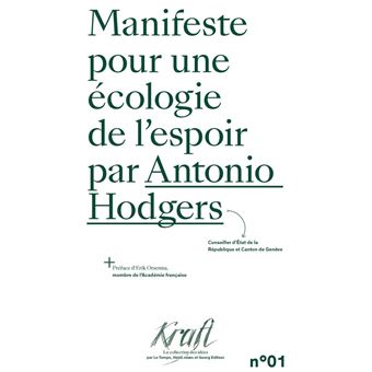 Manifeste pour une écologie de l'espoir