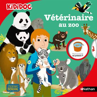 Kididoc Veterinaire Au Zoo Helene Convert Cartonne Achat Livre Fnac