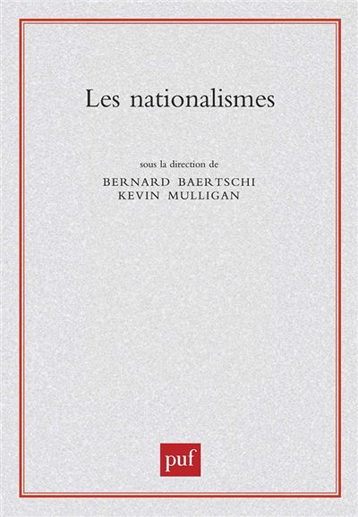 Les nationalismes - Kevin Mulligan - broché