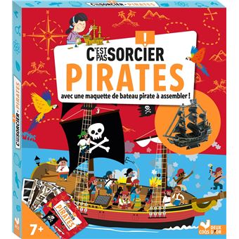 C'est pas sorcier pirates - boîte avec accessoires