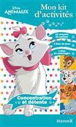 Disney Animaux Mon kit d'activités Concentration et détente