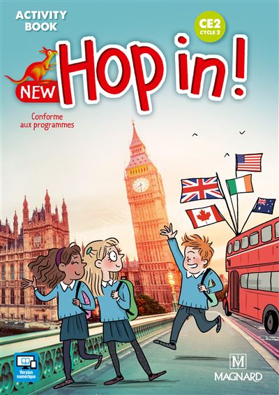 New hop in ! Anglais CE2 Cycle 2 Cahier d'exercices Workbook