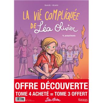 La Vie compliquée de Léa Olivier BD - pack T04 acheté = T03 offert