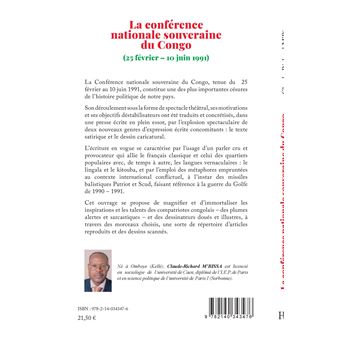La conférence nationale souveraine du Congo