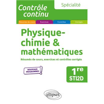 Spécialité Physique-chimie et mathématiques - Première STI2D