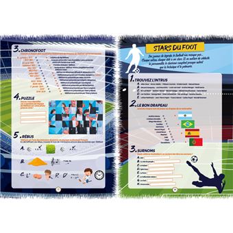 Cahier de vacances adultes Téléfoot 2021
