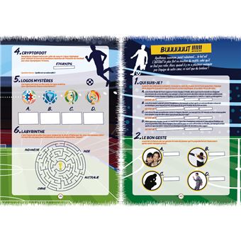 Cahier de vacances adultes Téléfoot 2021