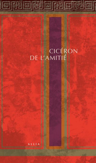 De l'amitié -  Cicéron - Poche