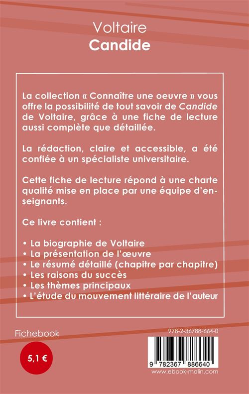 Candide, Voltaire : 📜 Résumé-analyse (Explications et