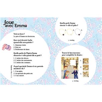 Minimiki - Emma à l'Opéra - Sac de danse + livre