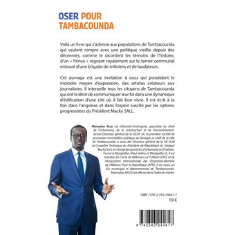 Oser pour Tambacounda. 25 propositions pour une ambition