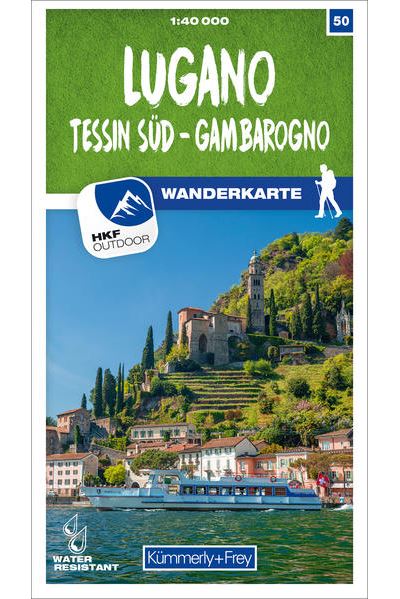 Lugano - Tessin Süd - Gambarogno Nr. 50 Wanderkarte 1:40 000 -  Collectif - Broschur