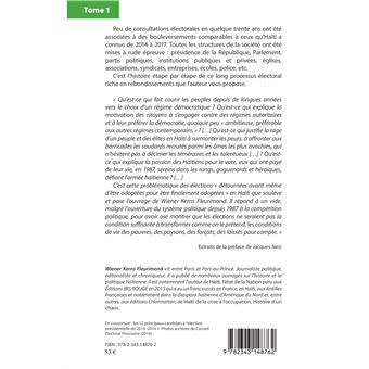 Haïti, de Michel Martelly à Jovenel Moïse Tome 1