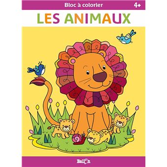 Bloc à colorier - Les animaux