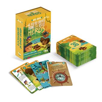 Héroïcartes : À la poursuite de Barbe Crasse - Jeu de cartes dont tu es le héros - De 8 à 12 ans