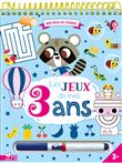 Les jeux de mes 3 ans - bloc avec feutre effaçable