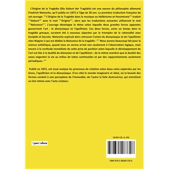 L'Origine de la Tragédie