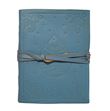 GRIMOIRE EN CUIR ELEMENT EAU - 15.5X20.5