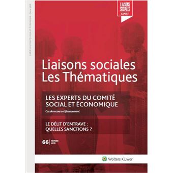 Les experts du comité social et économique - Février 2019