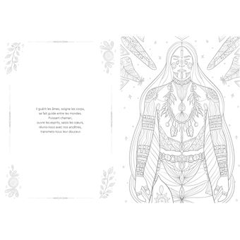 Âme chamane, un livre à colorier