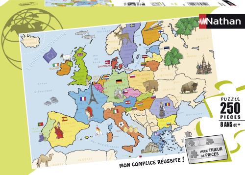 NATHAN FND 250P CARTE D'EUROPE