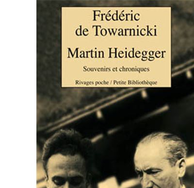 Martin heidegger - Frédéric de Towarnicki - Poche